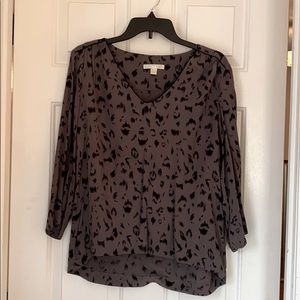 Leopard blouse